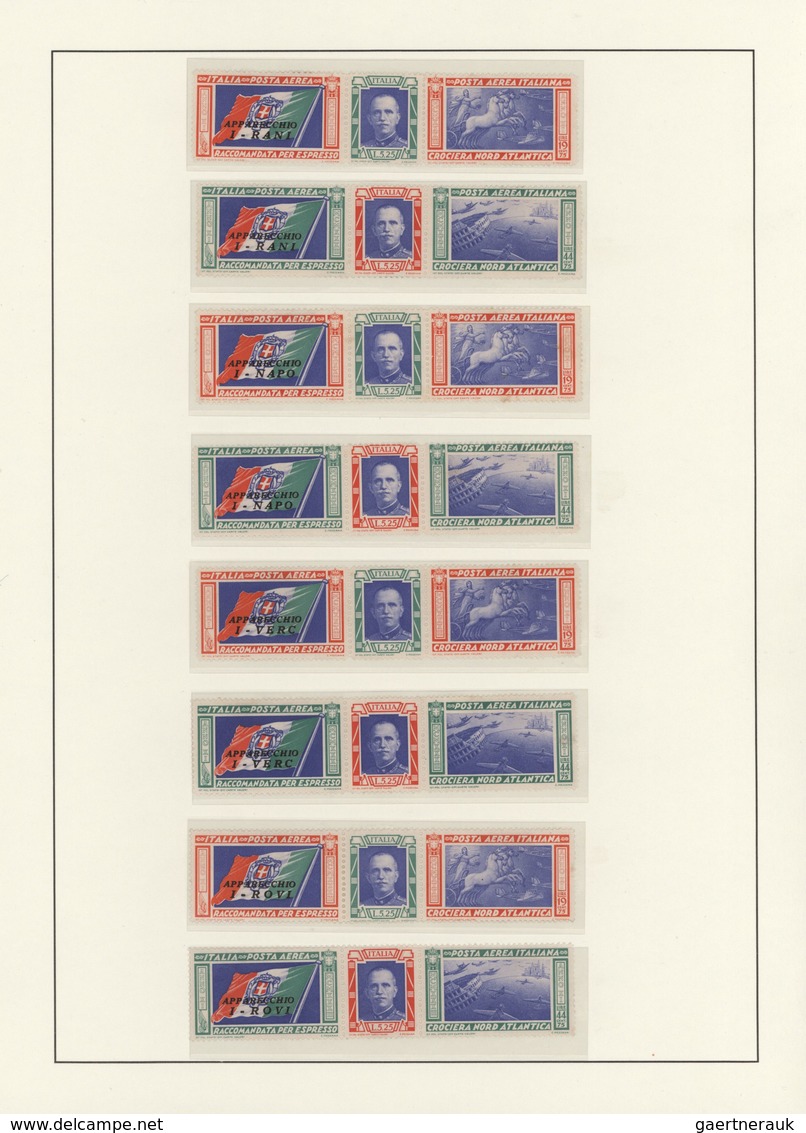 Italien: 1855/2000: Phenomenal Collection In 4 Lighthouse Binders, Starting With Sardinia IV Emmissi - Colecciones