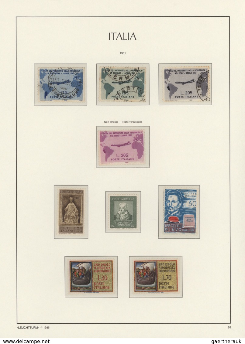 Italien: 1855/2000: Phenomenal Collection In 4 Lighthouse Binders, Starting With Sardinia IV Emmissi - Lotti E Collezioni