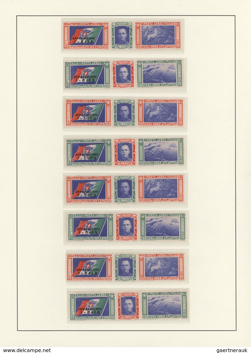 Italien: 1855/2000: Phenomenal Collection In 4 Lighthouse Binders, Starting With Sardinia IV Emmissi - Colecciones