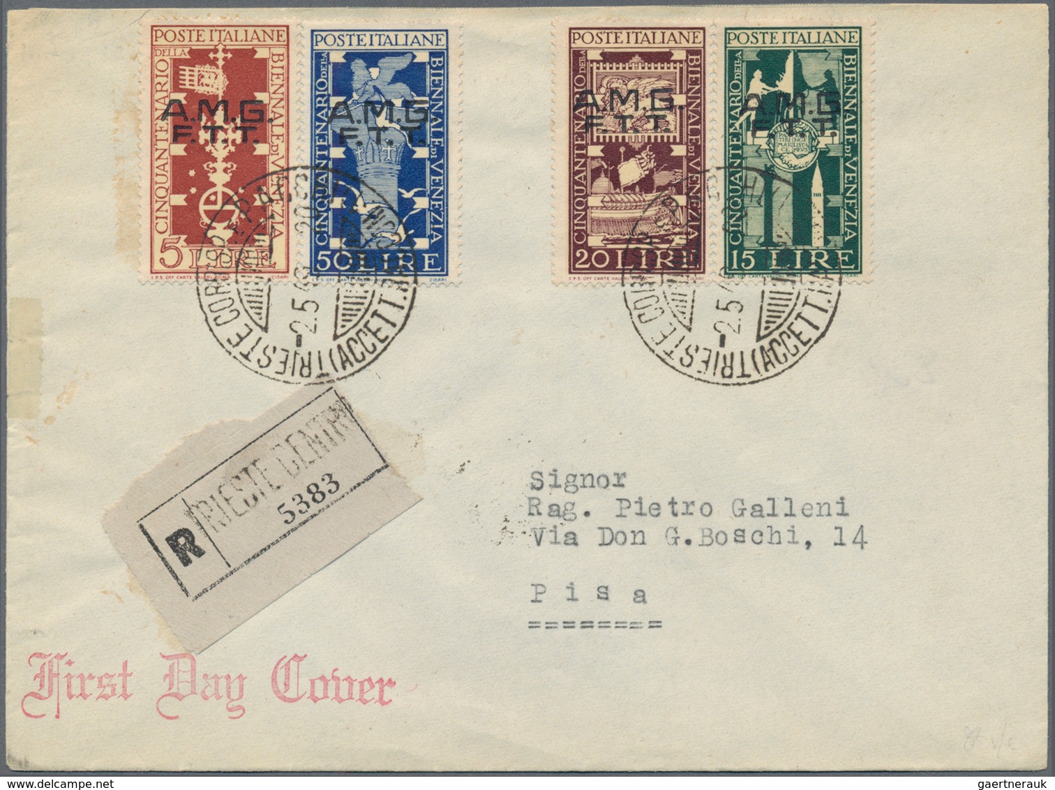 Italien: 1915/1999, Italy+area, Lot Of 32 Covers/cards, Incl. Comemercial Mail, San Marino, Vatica, - Verzamelingen