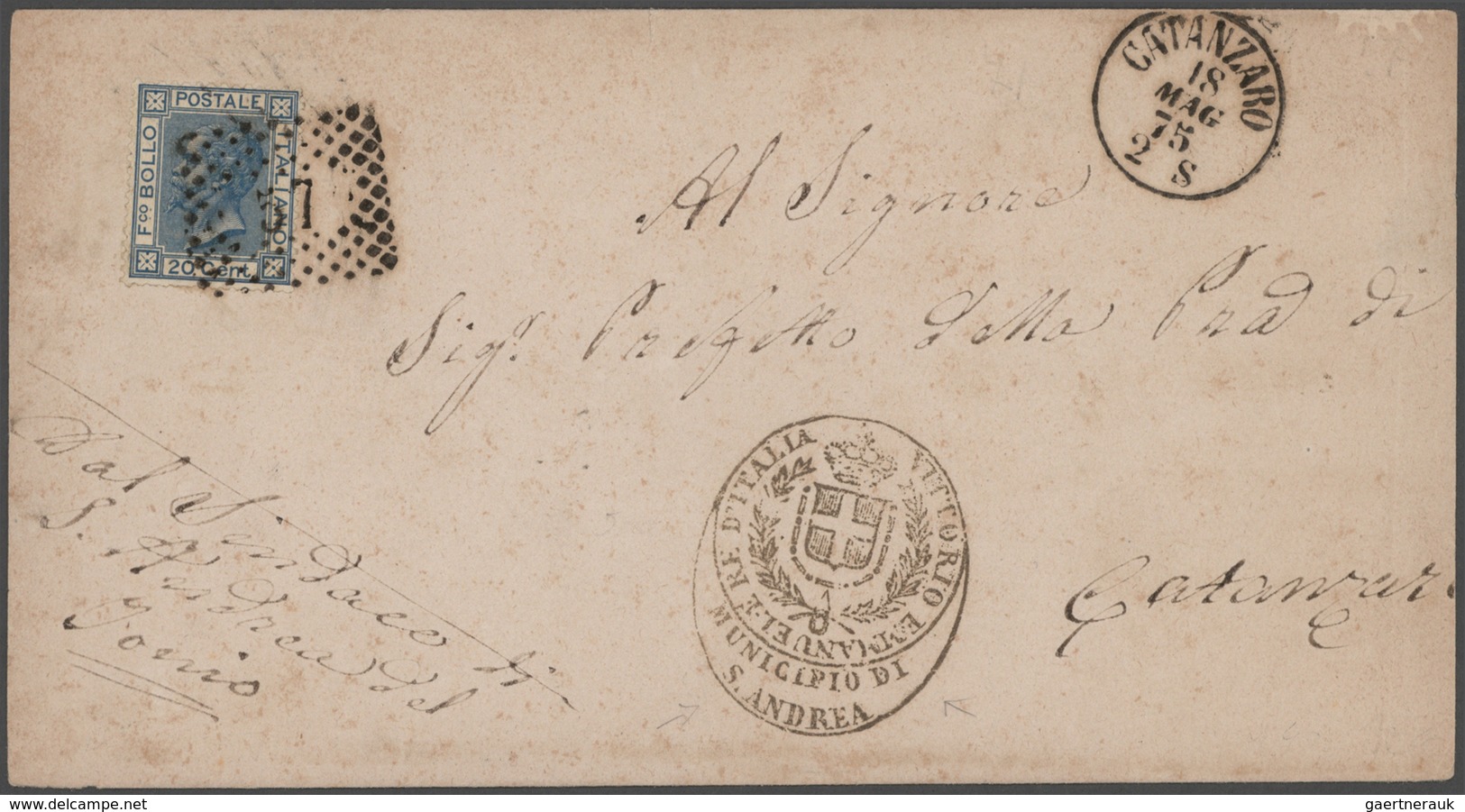 Italien - Stempel: 1868/1889, NUMERAL CANCELLATIONS On Vittoria Emanuele/Umberto, Collection Of More - Marcofilie