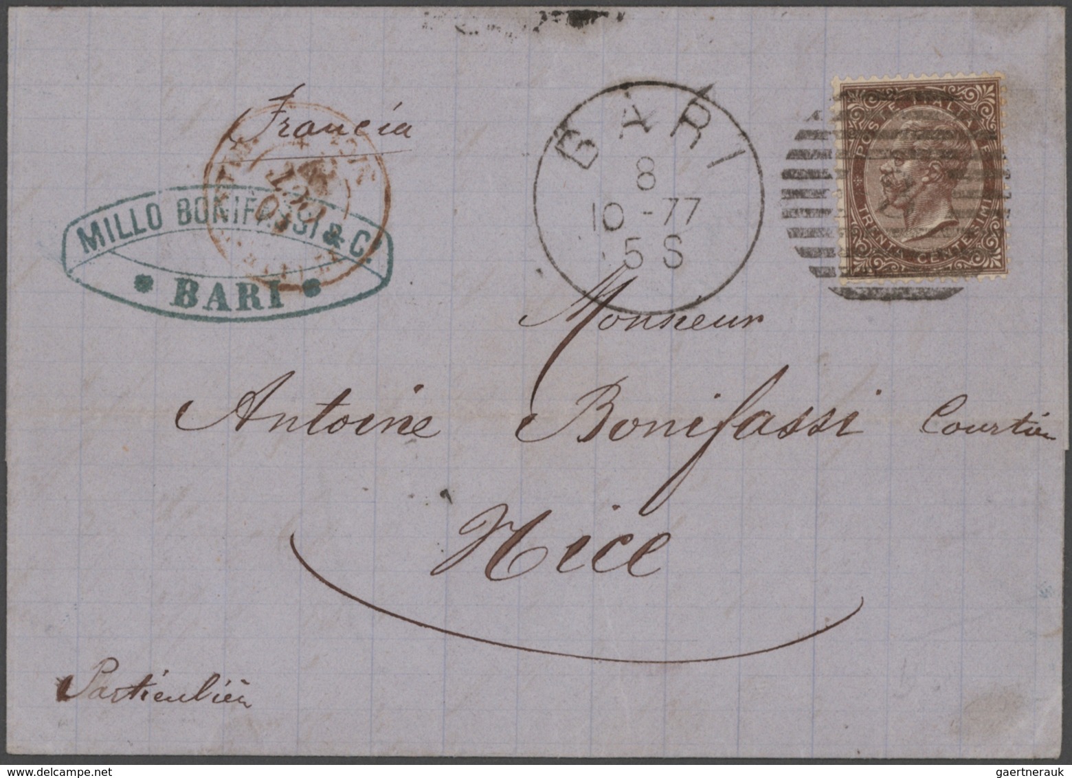 Italien - Stempel: 1868/1889, NUMERAL CANCELLATIONS On Vittoria Emanuele/Umberto, Collection Of More - Storia Postale