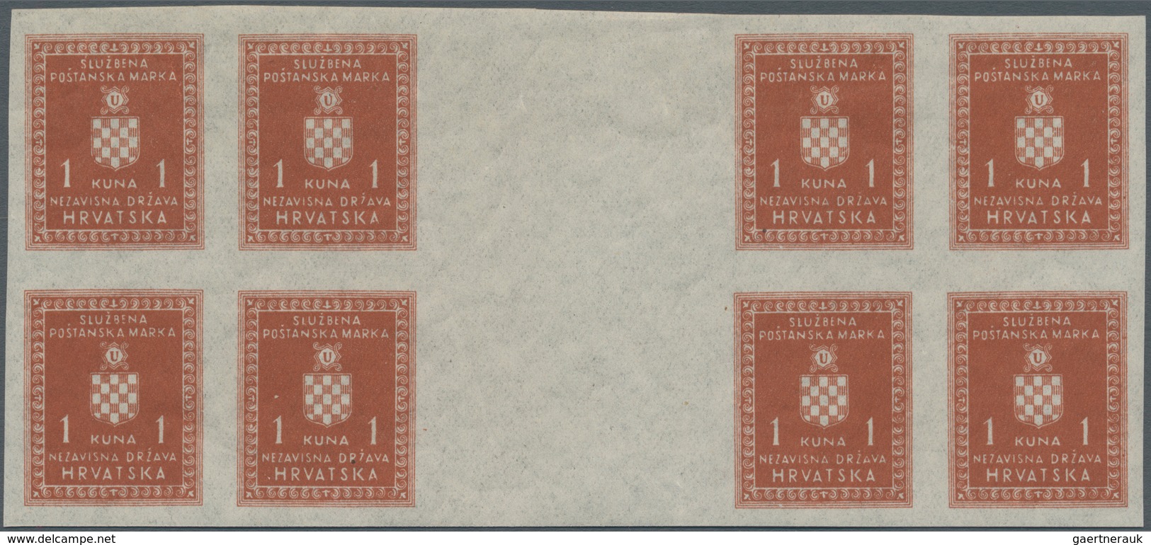 Kroatien: 1941/1944, Specialised Mint Assortment Of Apprx. 189 Stamps And 14 Souvenir Sheets, Compri - Kroatië