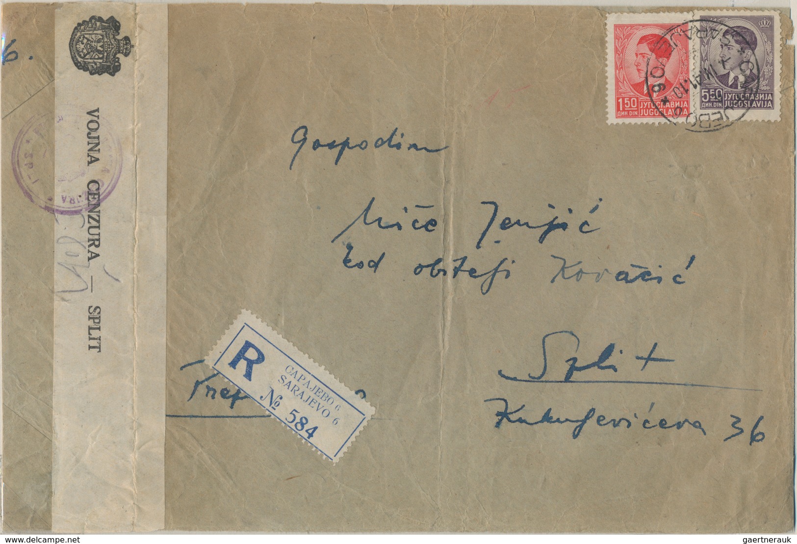 Kroatien: 1941/1945, Postal History of Croatia, extraordinary exhibit of apprx. 280 covers/cards on