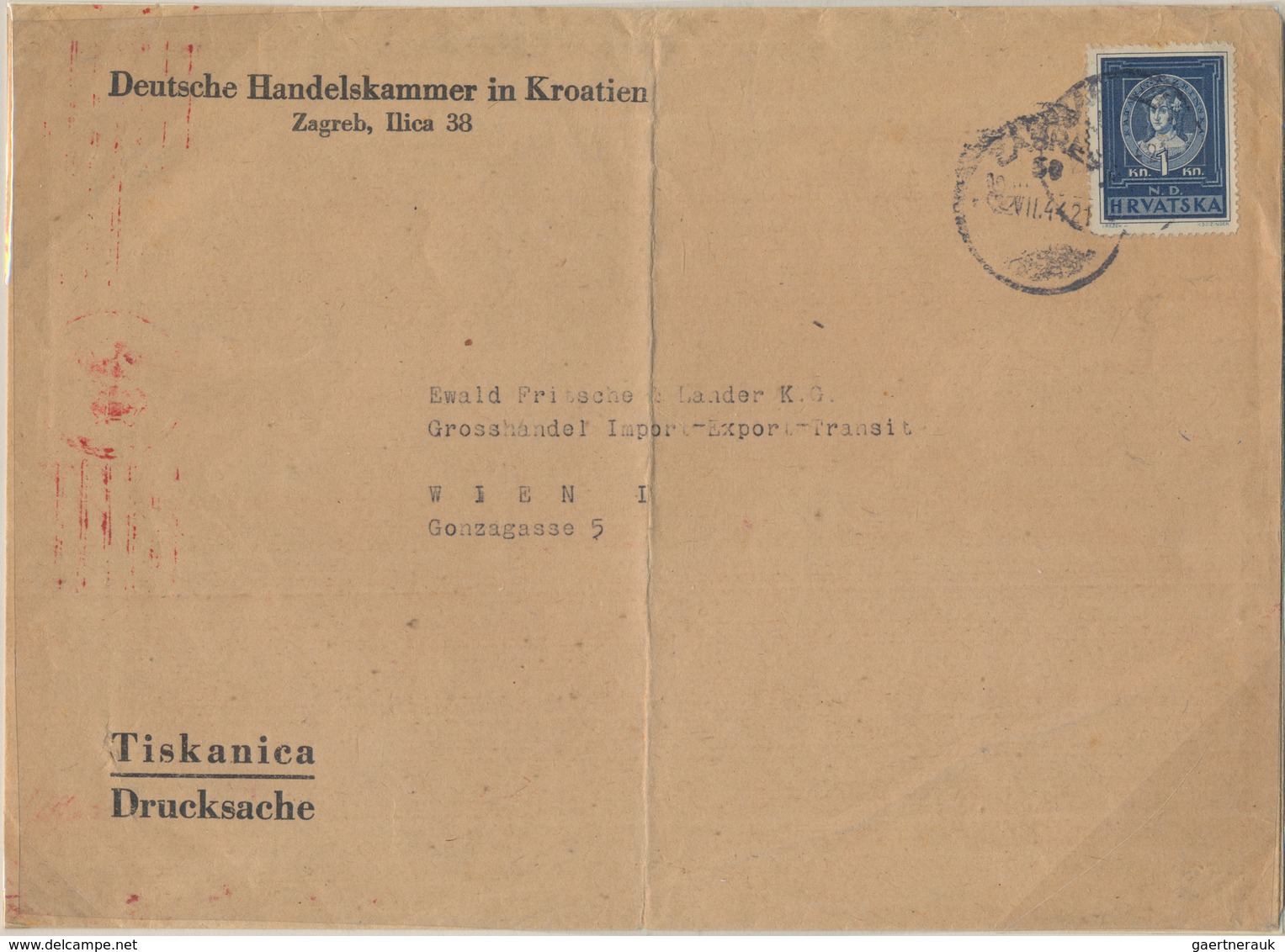 Kroatien: 1941/1945, Postal History of Croatia, extraordinary exhibit of apprx. 280 covers/cards on