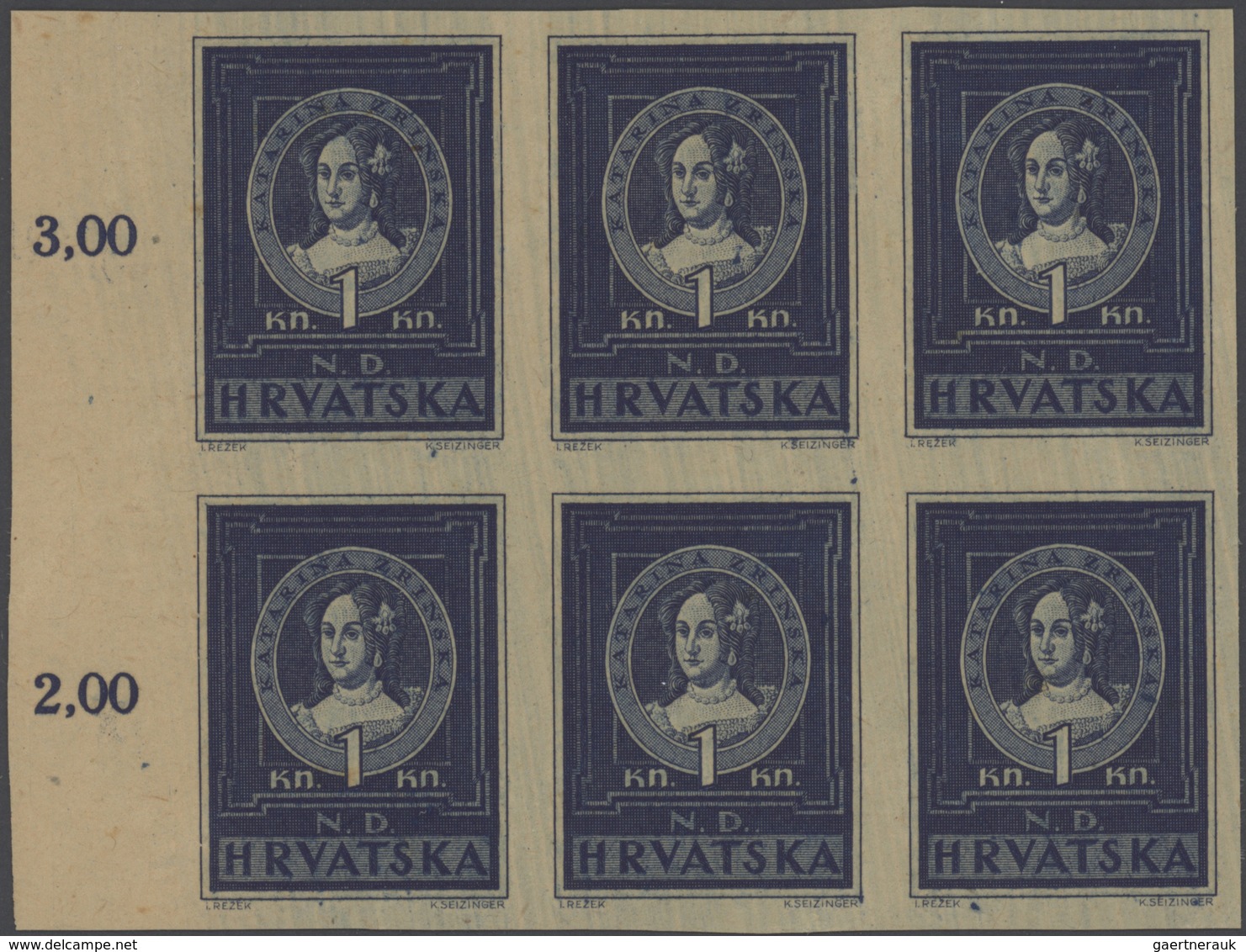 Kroatien: 1942/1992, Mint Assortment Of Sheets/large Units, Mainly 1940s, Also Mini Sheets And Some - Kroatië