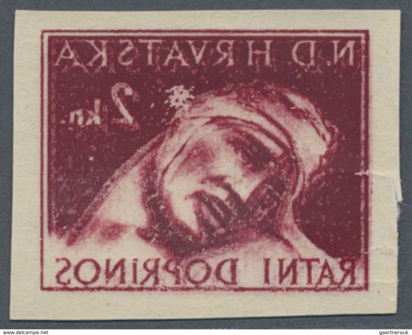 Kroatien - Zwangszuschlagsmarken: 1944, War Tax, Specialised Assortment Of Apprx. 72 Stamps Showing - Kroatië
