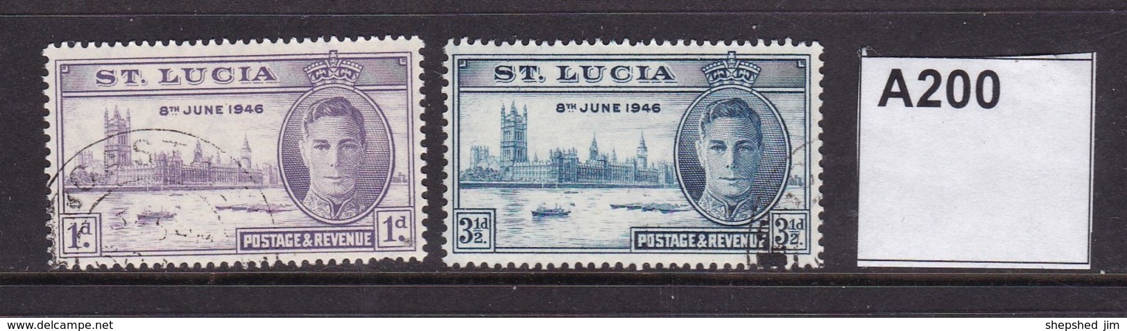 St Lucia 1946 Victory - St.Lucia (...-1978)