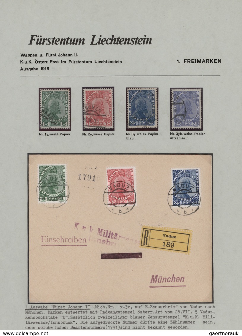 Liechtenstein: 1912/74, Gestempelte Sammlung, Nur Wenige Spitzenwerte Fehlen, Mit Zusätzlich Vielen - Lotes/Colecciones