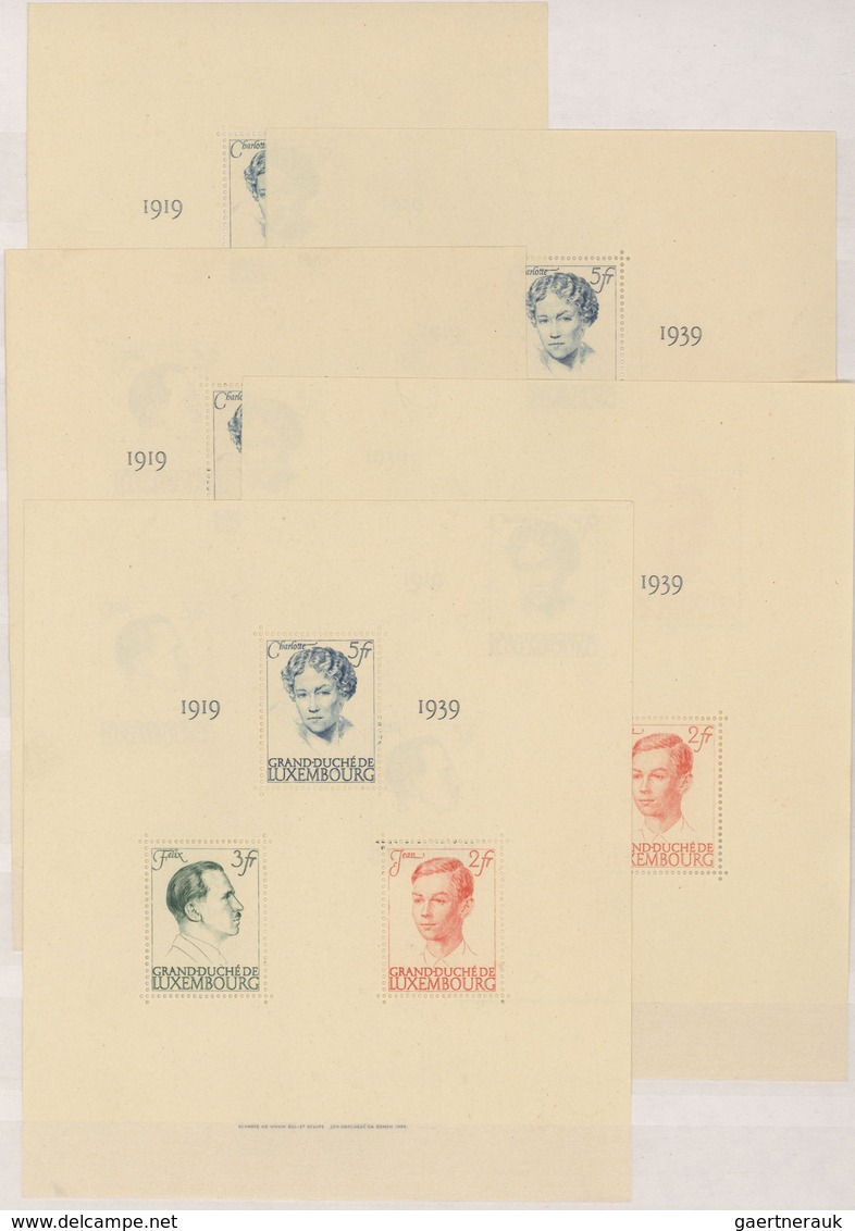 Luxemburg: 1925/1970 (ca.), Chiefly MNH Accumulation On Stockpages, Comprising E.g. 1952 Centilux Co - Autres & Non Classés