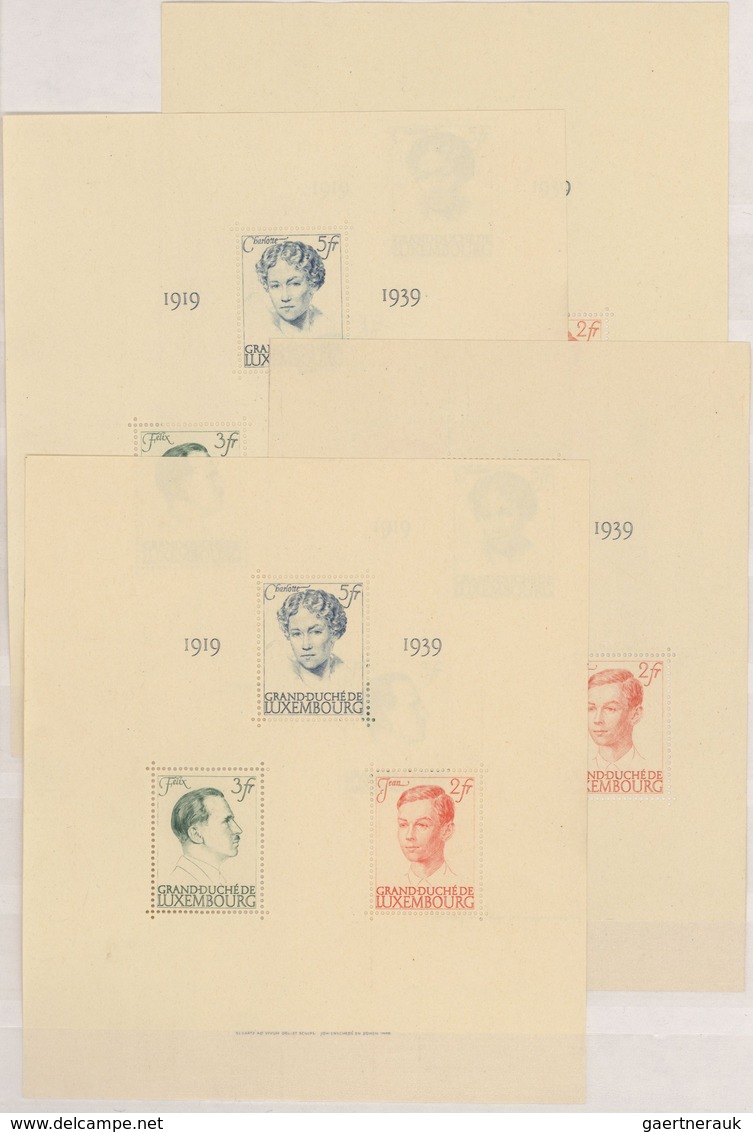 Luxemburg: 1925/1970 (ca.), Chiefly MNH Accumulation On Stockpages, Comprising E.g. 1952 Centilux Co - Autres & Non Classés