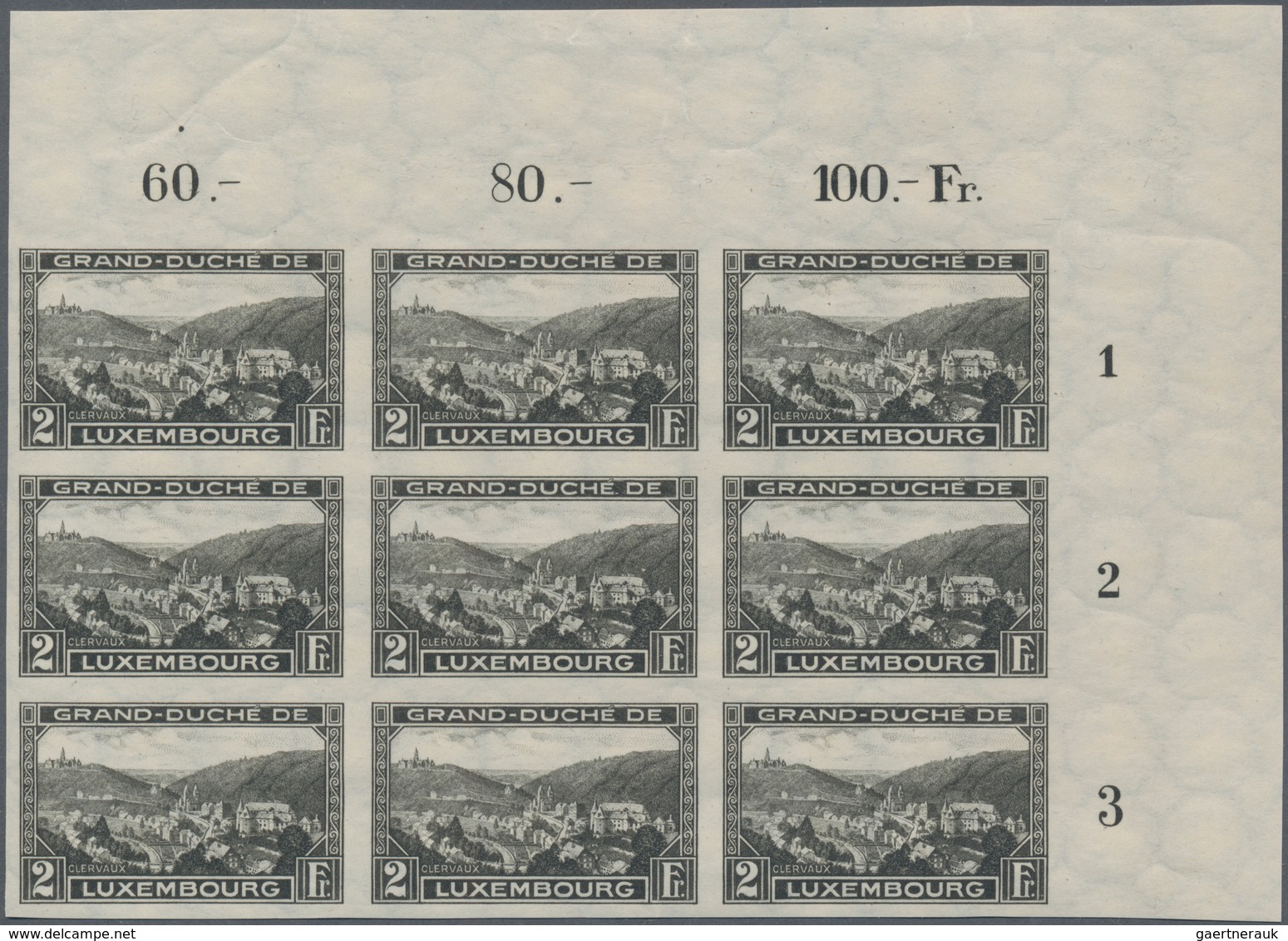 Luxemburg: 1935, Philatelic Exhibition 2fr.+50c. Black (Clerf/Clervaux) In A Lot With Approx. 480 IM - Sonstige & Ohne Zuordnung