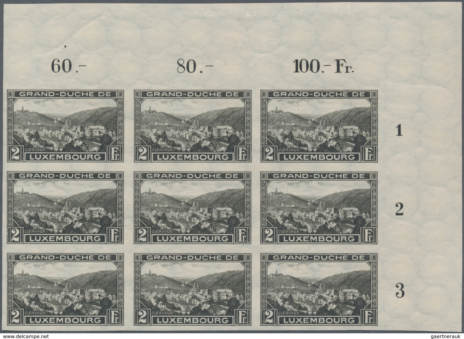 Luxemburg: 1935, Philatelic Exhibition 2fr.+50c. Black (Clerf/Clervaux) In A Lot With Approx. 480 IM - Andere & Zonder Classificatie