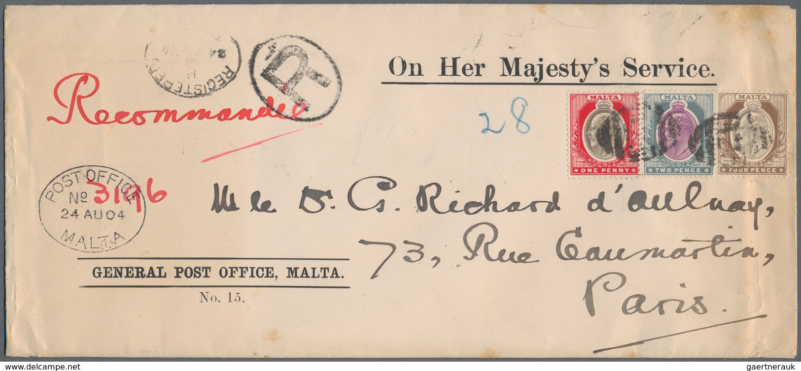 Malta: 1850-1975 Exhibition Collection Of Mint And Used Stamps And Covers, Well Written Up On Pages - Malte