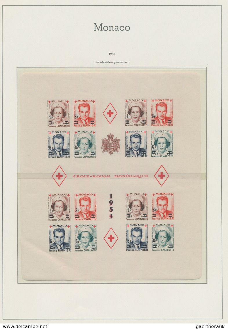 Monaco: 1885/1987, A Splendid MNH Collection In Two Lighthouse Albums, Well Collected Throughout And - Ongebruikt