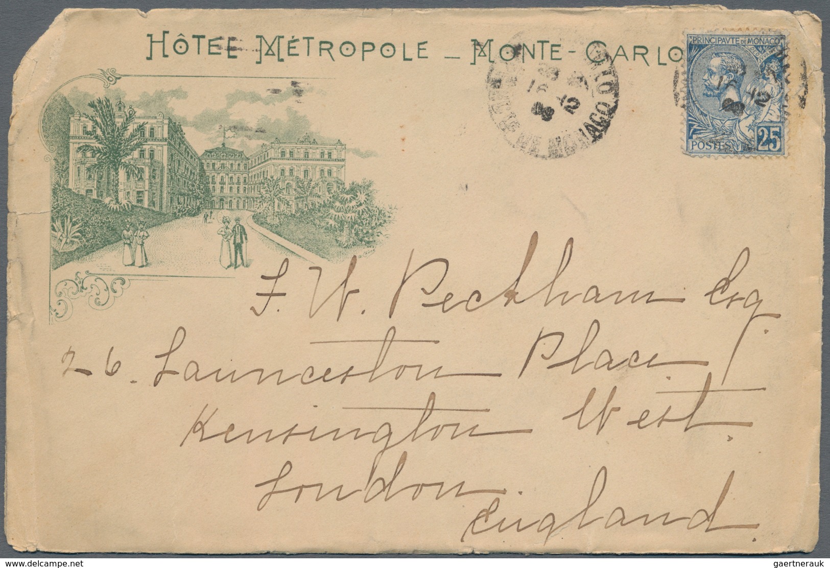 Monaco: 1885/1995, Accumulation Of Ca. 390 Covers, Postcards And Unused/CTO-used And Commercially Us - Ungebraucht