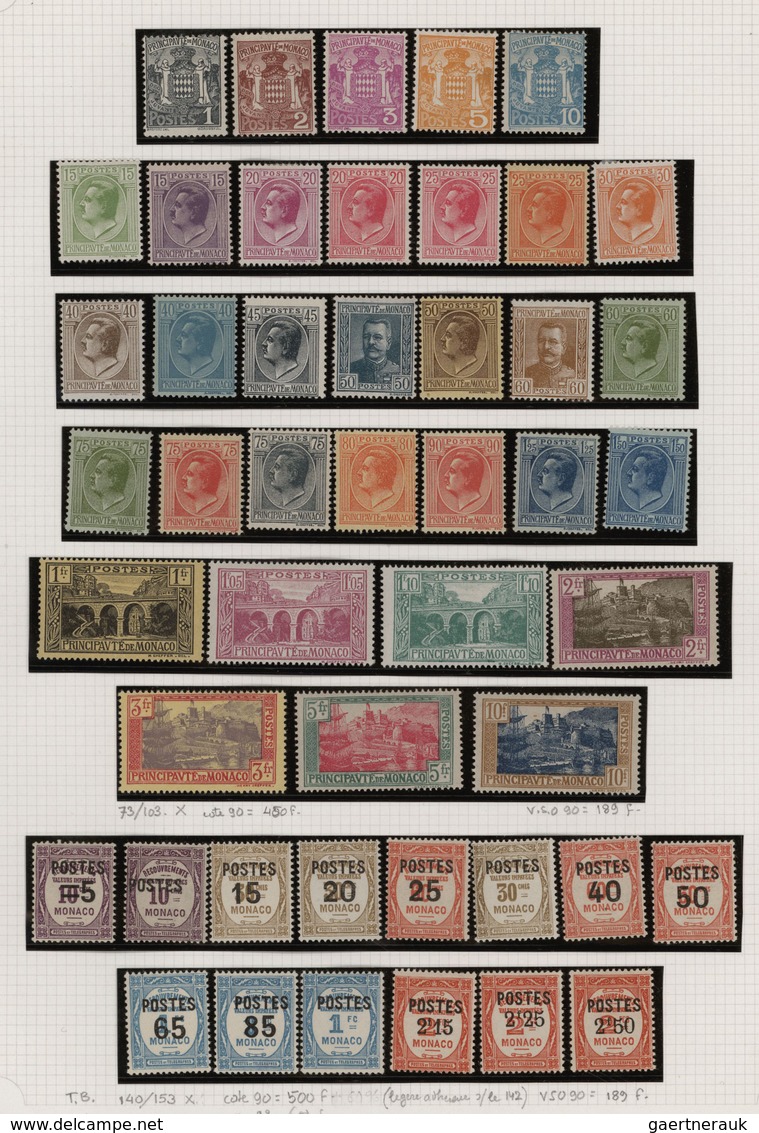 Monaco: 1923/2003 (ca.), Substantial Estate In Two Big Boxes Offering Mostly MNH Material (only Some - Ungebraucht