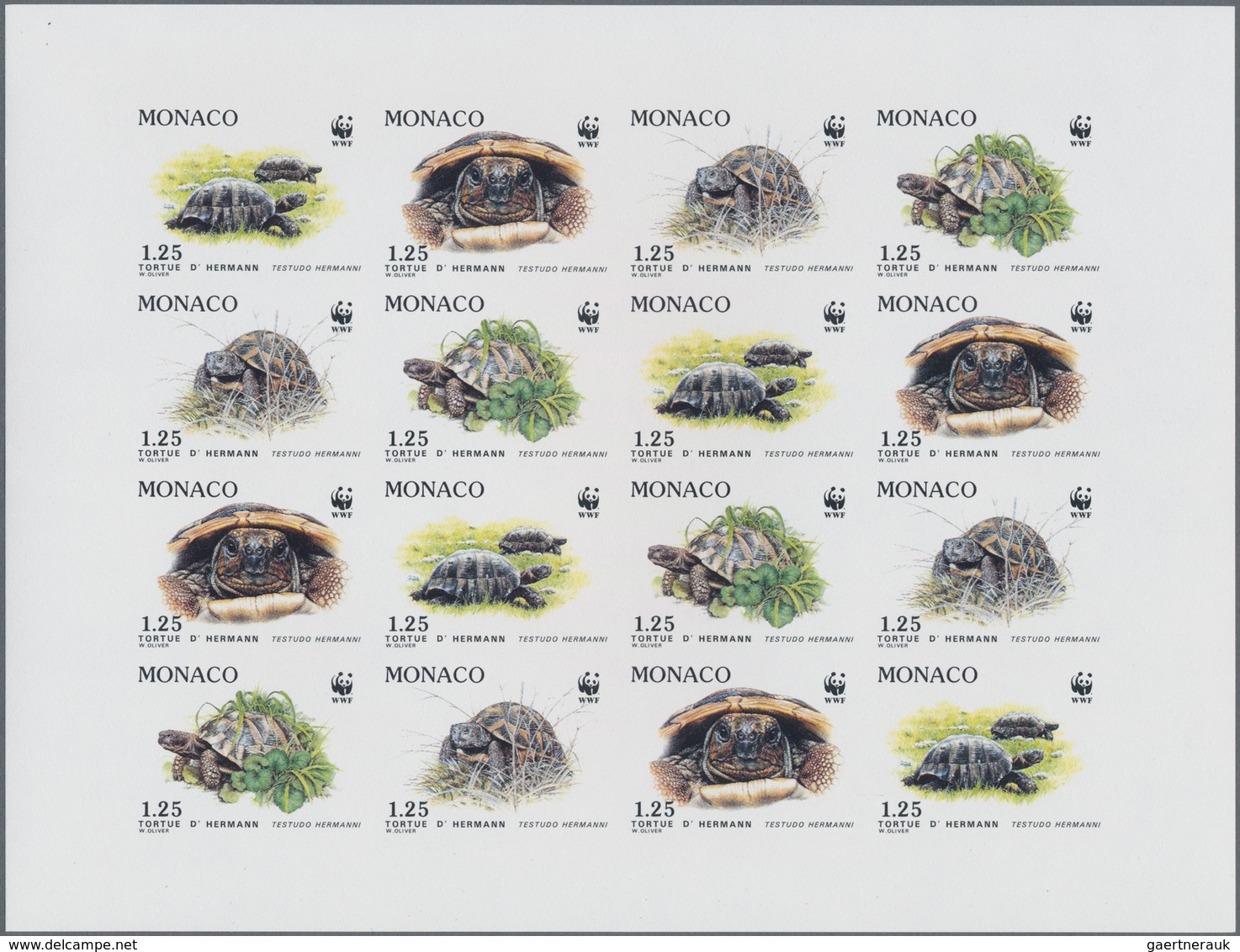 Monaco: 1943/1994, Special Collection Of IMPERFORATED Issues Sorted In Four Albums All In Units Or S - Ongebruikt