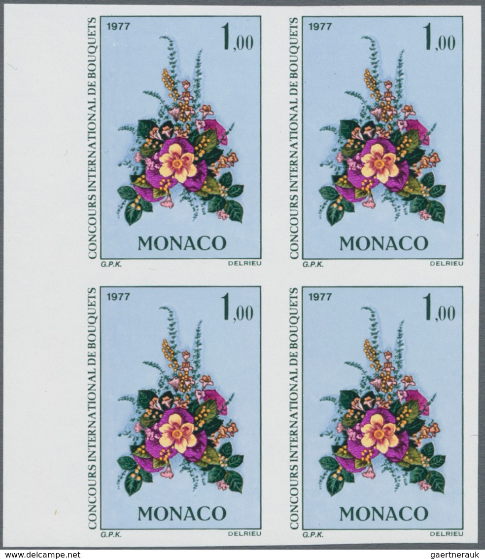 Monaco: 1946/1993, accumulation with only IMPERFORATE stamps including single stamps and complete se