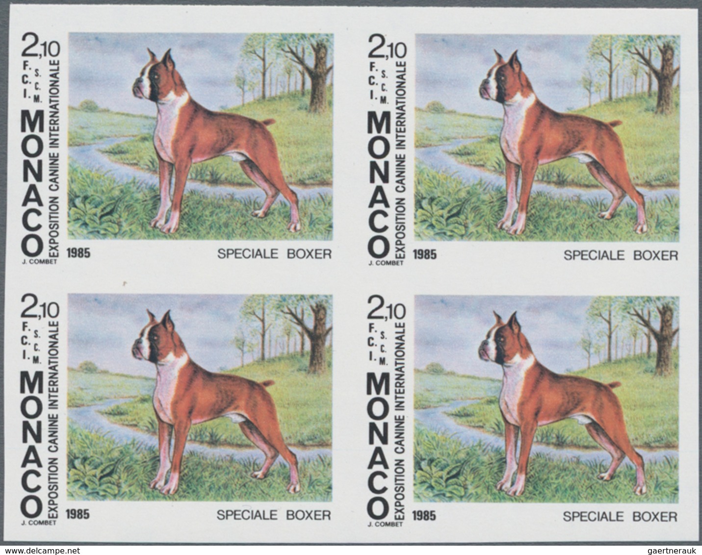 Monaco: 1946/1993, accumulation with only IMPERFORATE stamps including single stamps and complete se