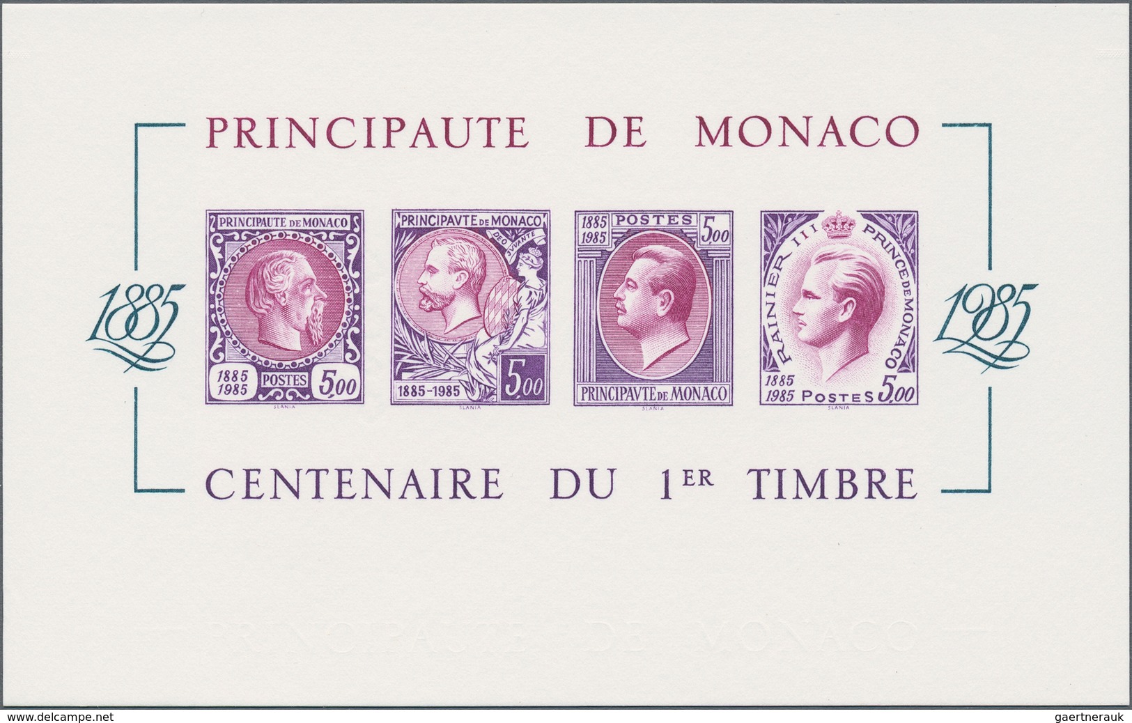 Monaco: 1964/1994, Neat Collection With Only IMPERFORATED Souvenier Sheets And Special Sheets. All A - Ungebraucht