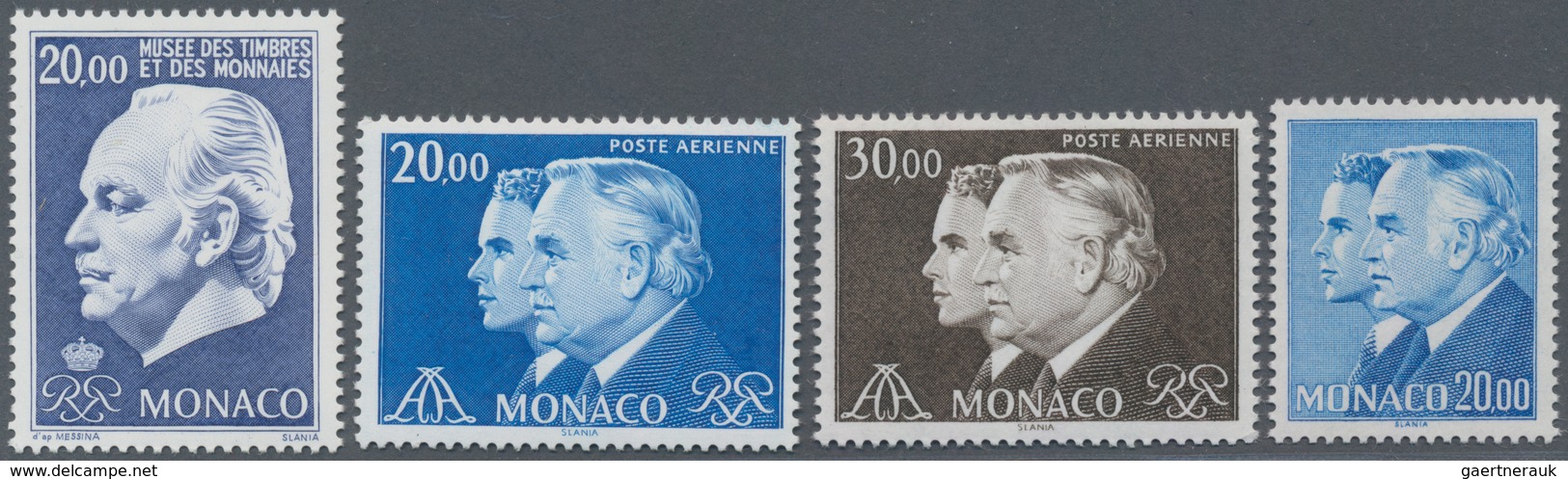 Monaco: 1974/1997 (ca.), Duplicates On Stockcards And In Glassines With Single Stamps Or Complete Se - Nuevos