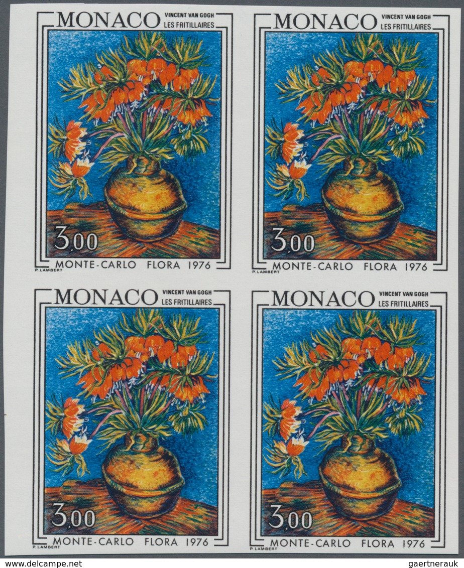 Monaco: 1976, International Competition Of Floral Art 3.00fr. 'Painting From Vincent Van Gogh' In A - Ungebraucht