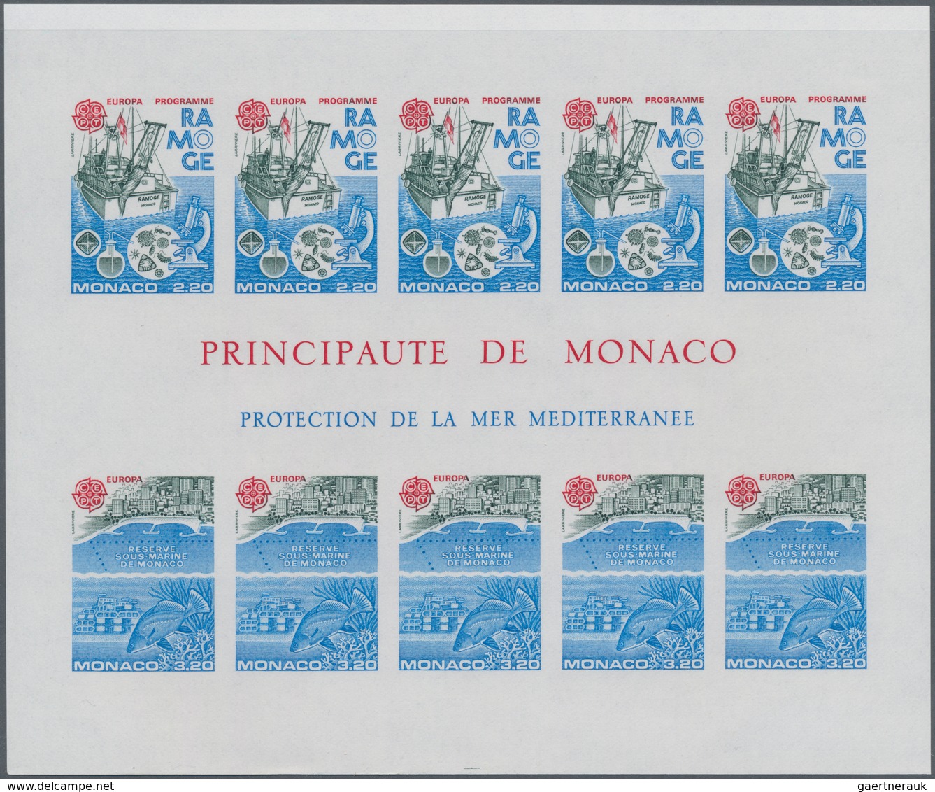 Monaco: 1986, Europa-CEPT 'Nature Convention And Environment Protection' In A Lot With 30 IMPERFORAT - Nuevos
