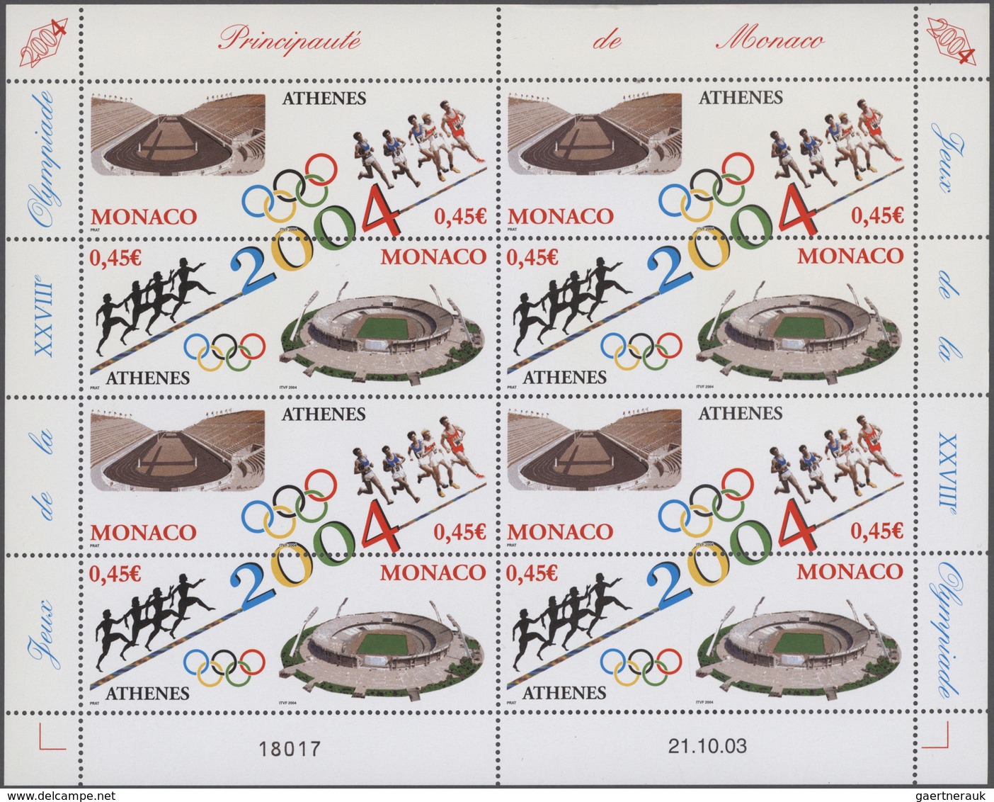 Monaco: 1999/2004, Gigantic MNH Stock Of These Years Issues In Euro Currency, Mostly In The Original - Nuevos