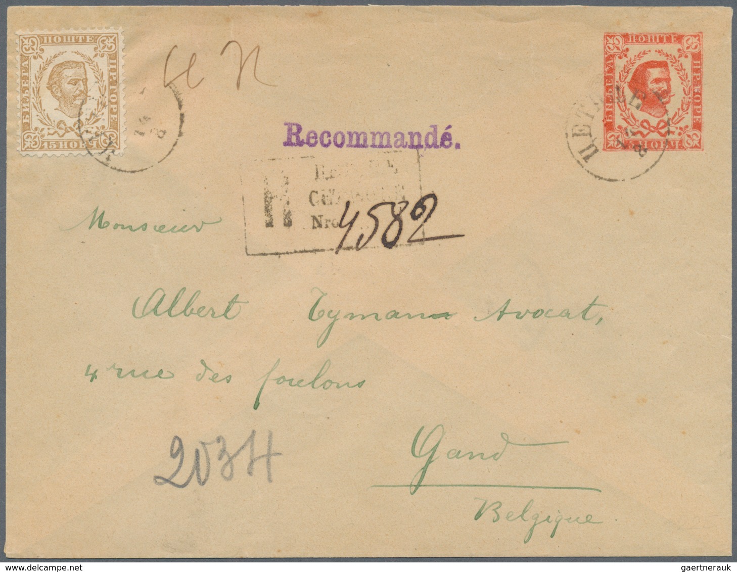 Montenegro: 1879/1945. exciting accumulation with almost only better pieces, covers, postcards, post