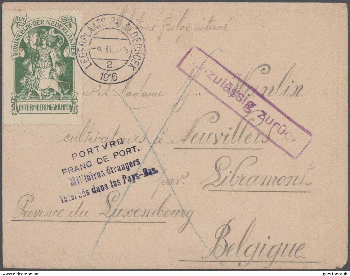 Niederlande: 1852-1940's: Collection Of Mostly Used Stamps Plus Few Covers In A Stockbook, Starting - Autres & Non Classés
