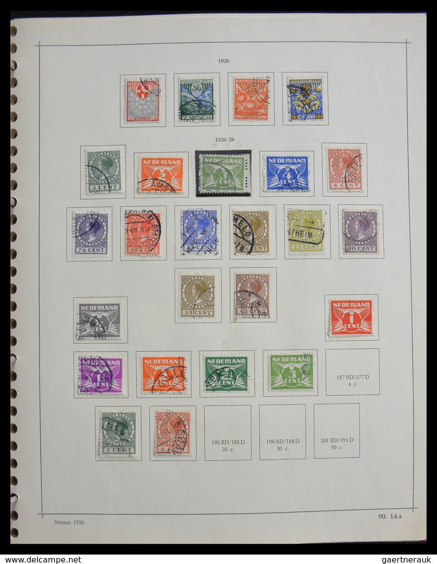 Niederlande: 1852-1980: In the mainnumbers complete, MNH, mint hinged and used collection Netherland