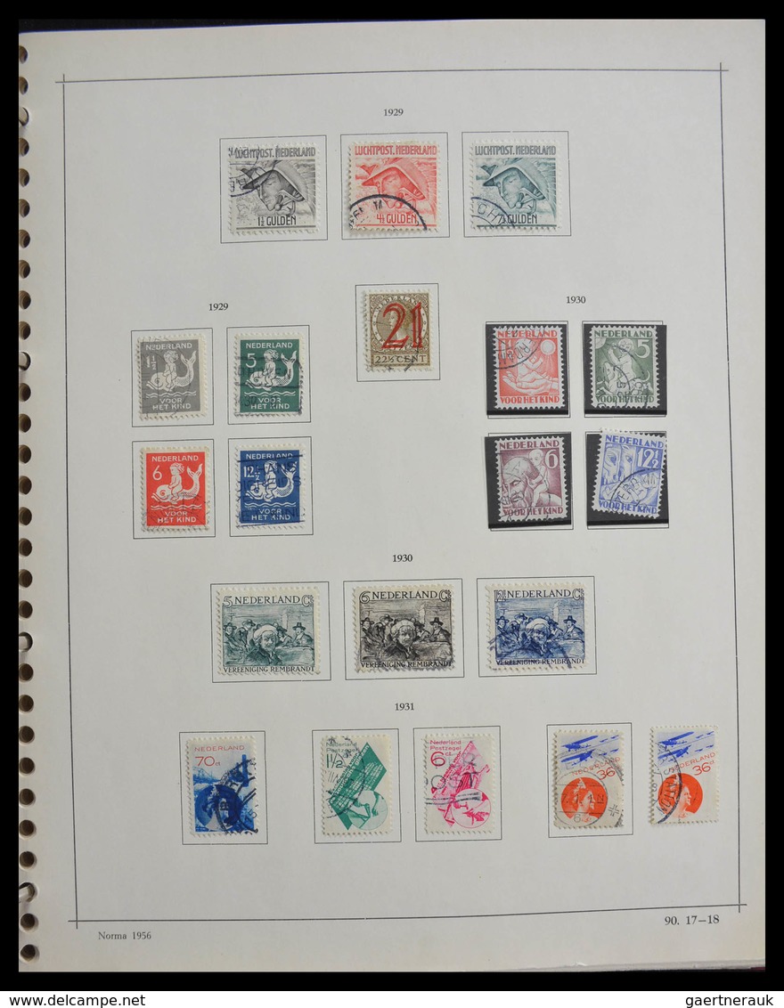 Niederlande: 1852-1980: In the mainnumbers complete, MNH, mint hinged and used collection Netherland