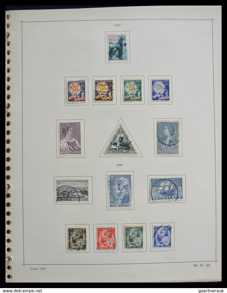Niederlande: 1852-1980: In the mainnumbers complete, MNH, mint hinged and used collection Netherland