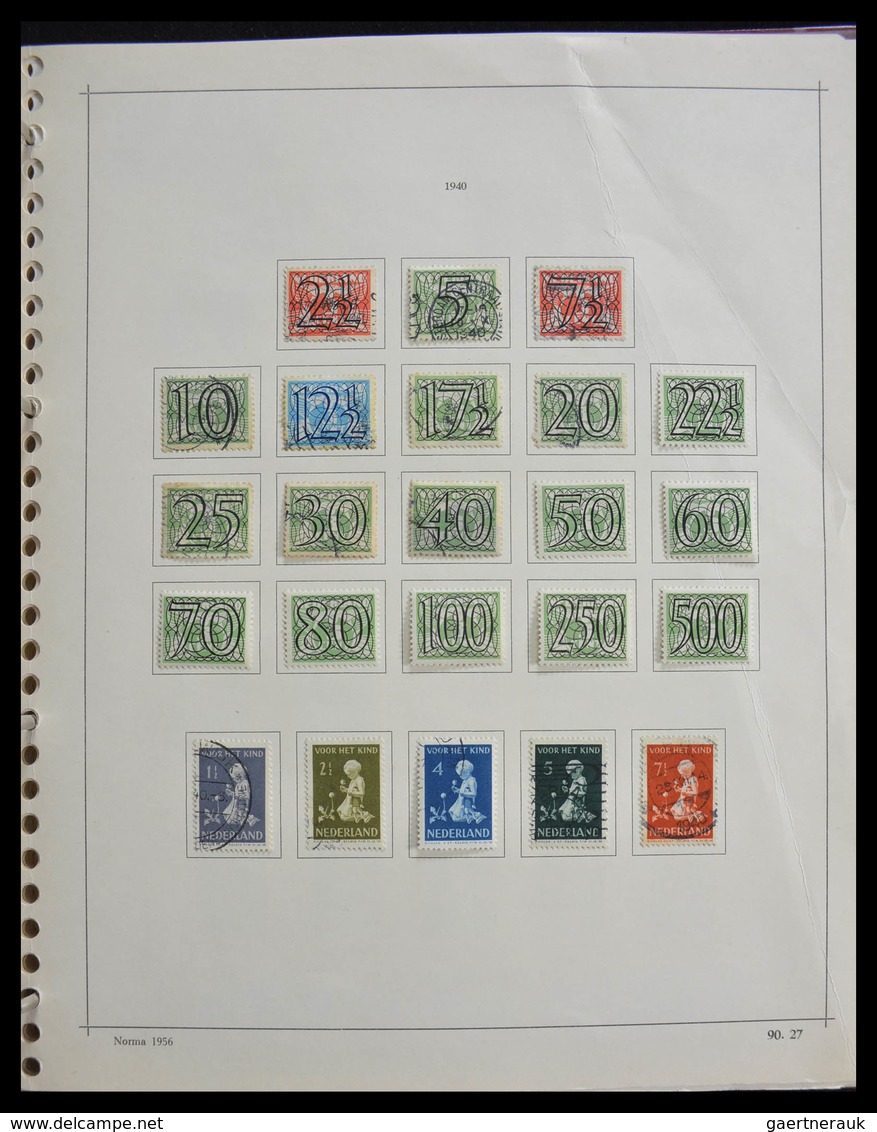 Niederlande: 1852-1980: In the mainnumbers complete, MNH, mint hinged and used collection Netherland
