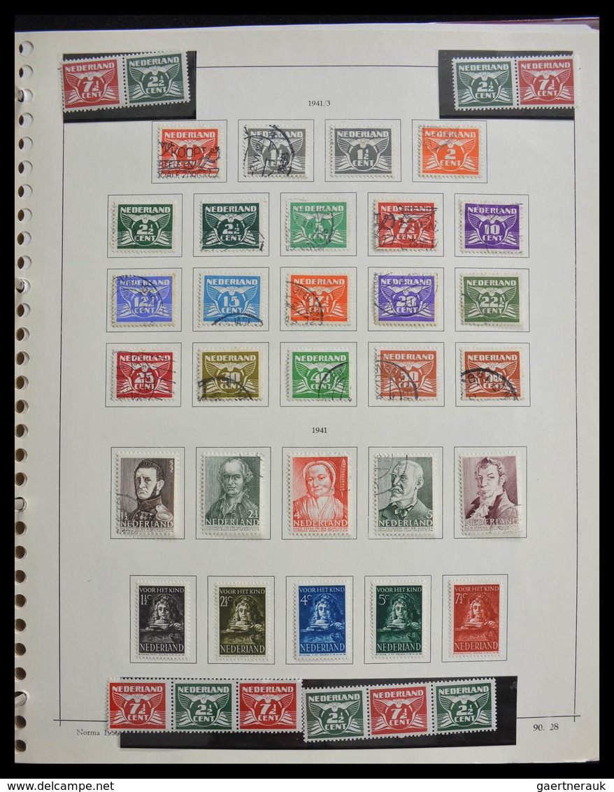 Niederlande: 1852-1980: In the mainnumbers complete, MNH, mint hinged and used collection Netherland