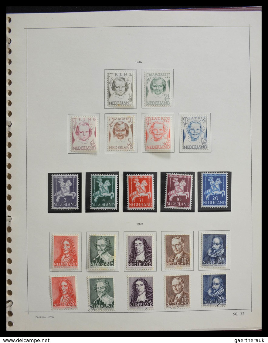 Niederlande: 1852-1980: In the mainnumbers complete, MNH, mint hinged and used collection Netherland