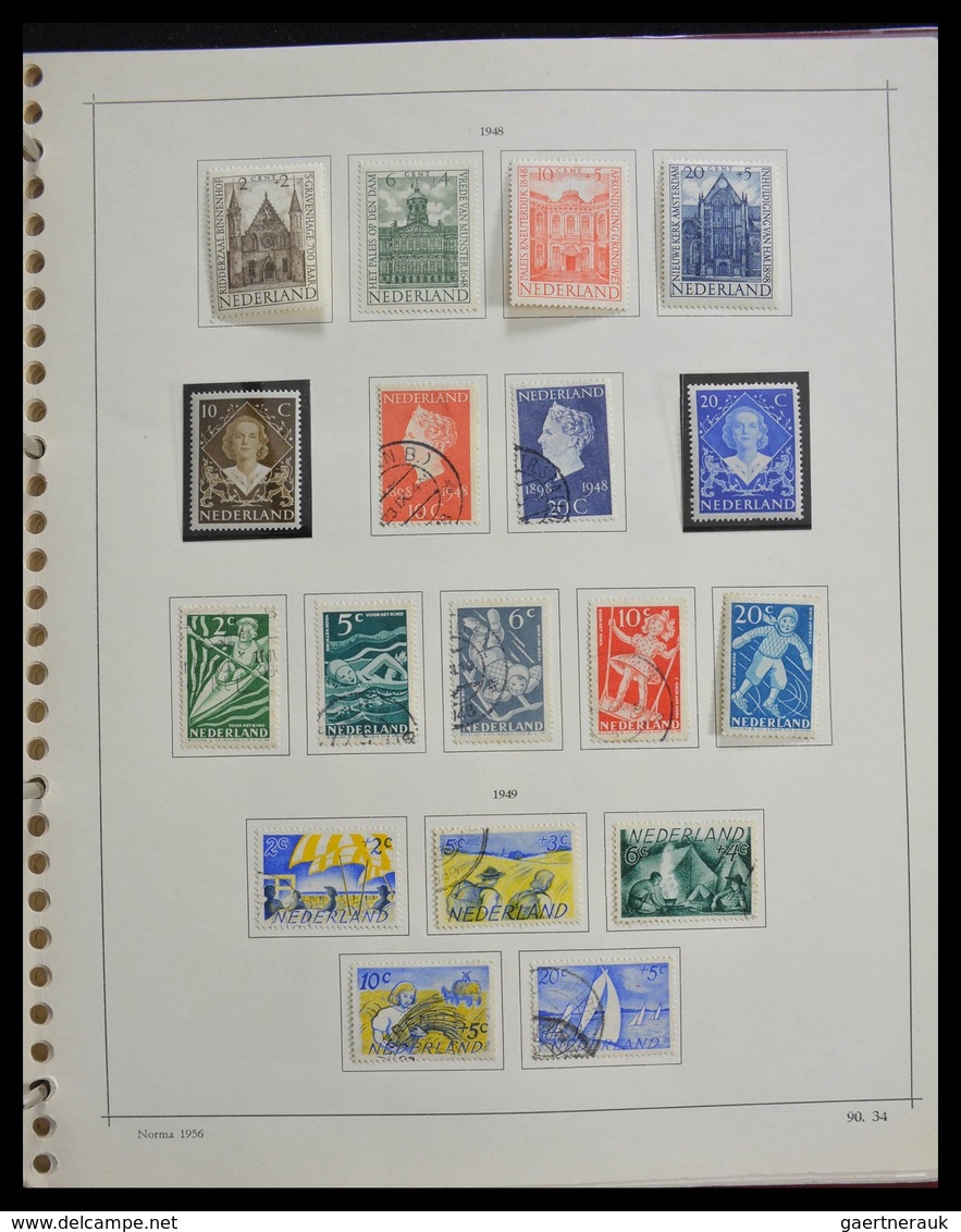 Niederlande: 1852-1980: In the mainnumbers complete, MNH, mint hinged and used collection Netherland