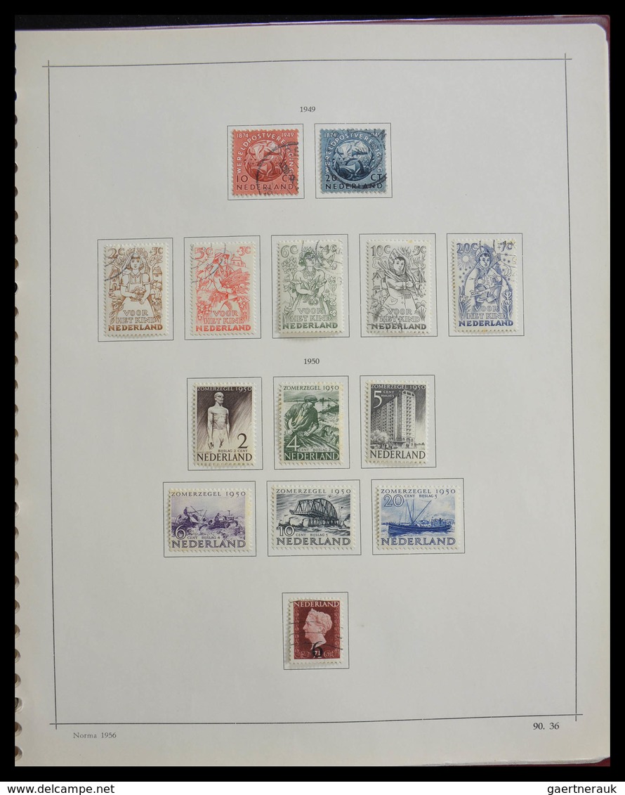 Niederlande: 1852-1980: In the mainnumbers complete, MNH, mint hinged and used collection Netherland