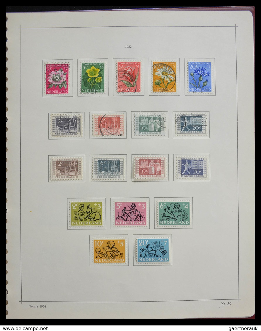 Niederlande: 1852-1980: In the mainnumbers complete, MNH, mint hinged and used collection Netherland