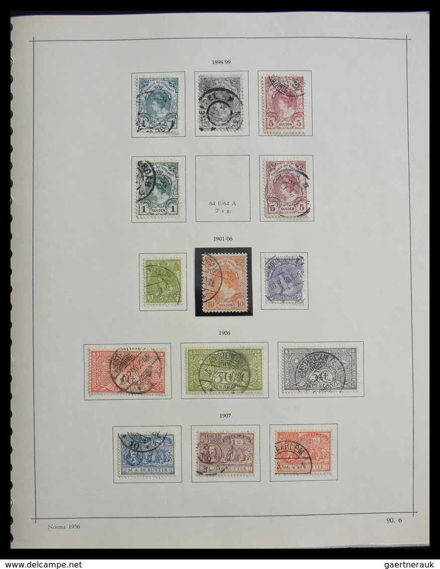 Niederlande: 1852-1980: In the mainnumbers complete, MNH, mint hinged and used collection Netherland