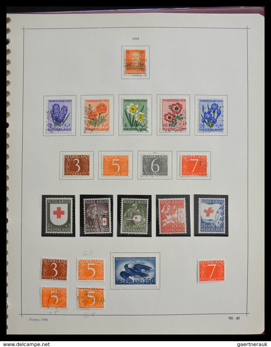 Niederlande: 1852-1980: In the mainnumbers complete, MNH, mint hinged and used collection Netherland