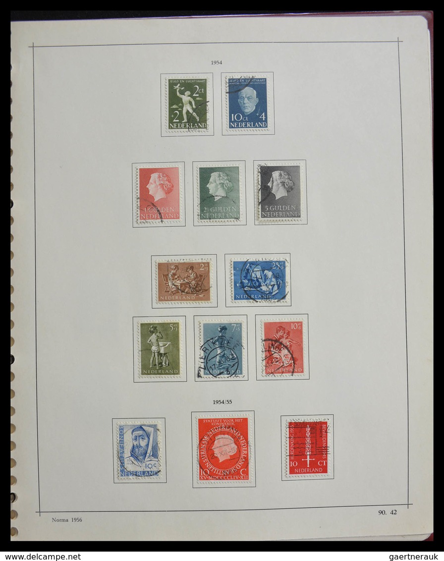 Niederlande: 1852-1980: In the mainnumbers complete, MNH, mint hinged and used collection Netherland