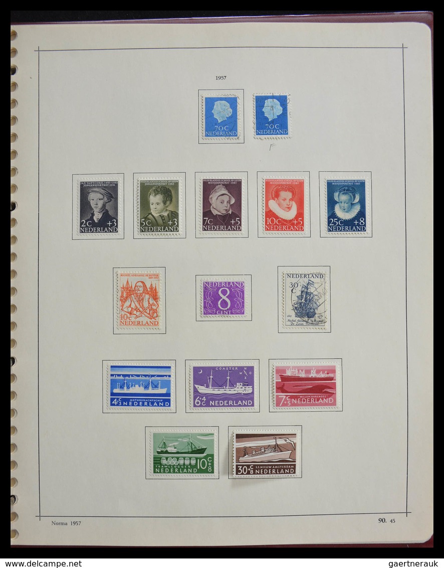 Niederlande: 1852-1980: In the mainnumbers complete, MNH, mint hinged and used collection Netherland