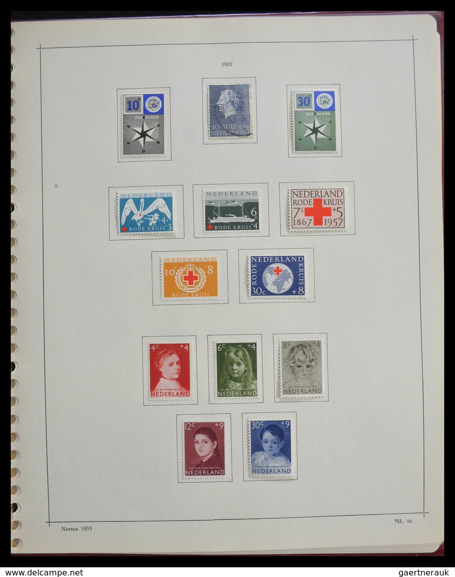 Niederlande: 1852-1980: In the mainnumbers complete, MNH, mint hinged and used collection Netherland