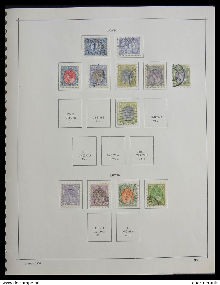 Niederlande: 1852-1980: In the mainnumbers complete, MNH, mint hinged and used collection Netherland