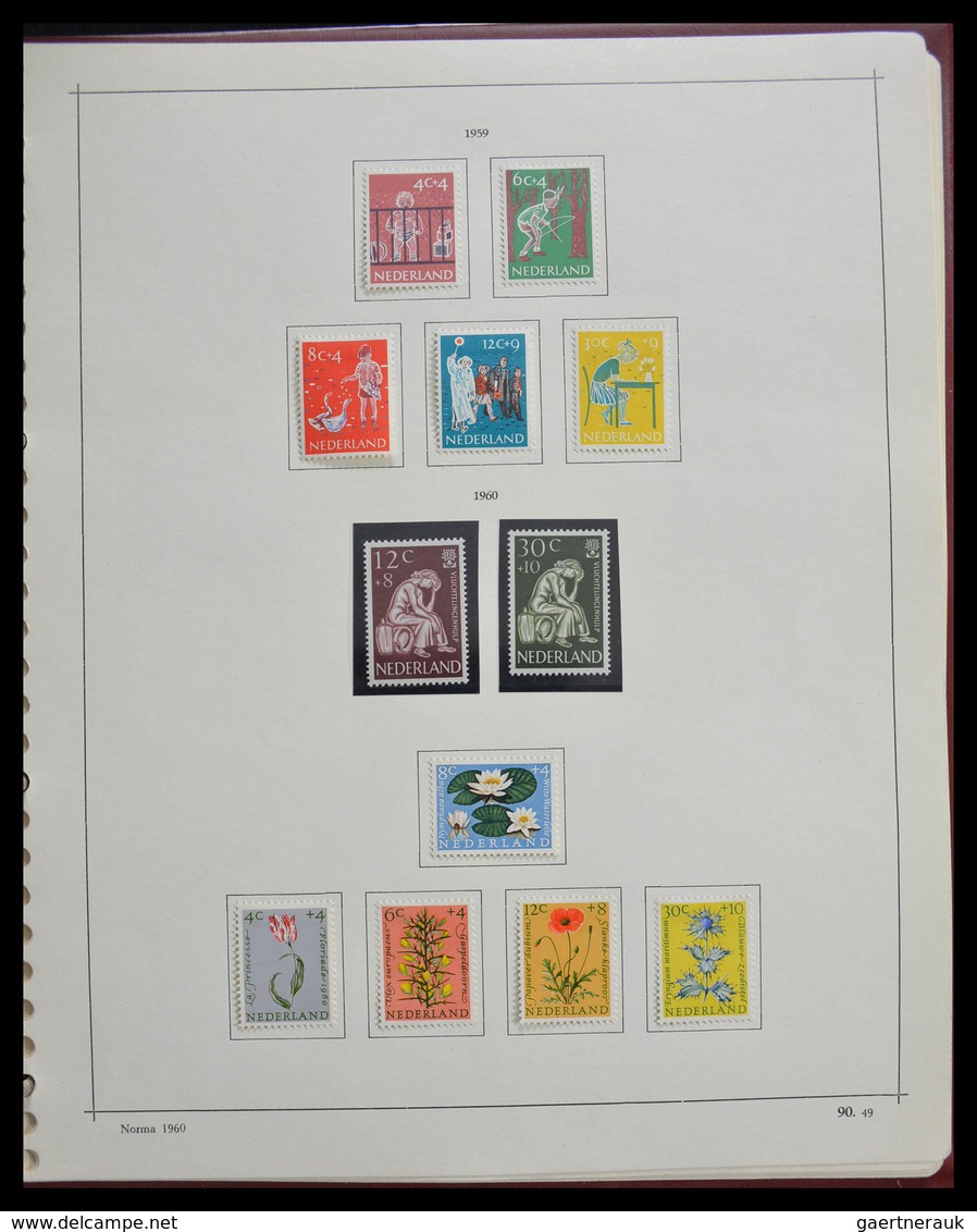 Niederlande: 1852-1980: In the mainnumbers complete, MNH, mint hinged and used collection Netherland