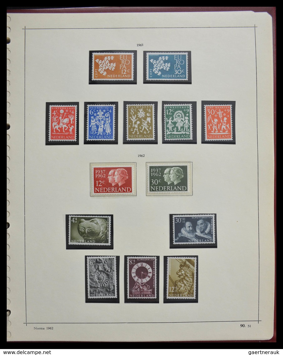 Niederlande: 1852-1980: In the mainnumbers complete, MNH, mint hinged and used collection Netherland