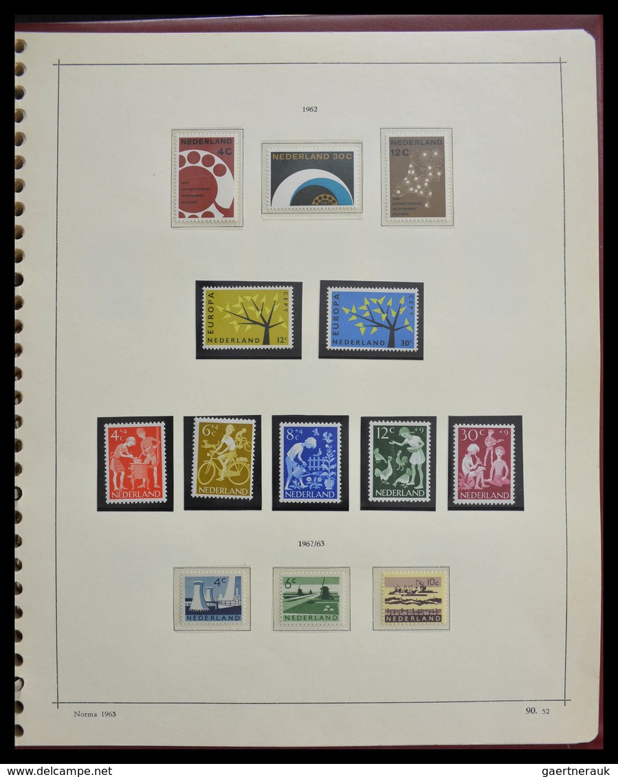 Niederlande: 1852-1980: In the mainnumbers complete, MNH, mint hinged and used collection Netherland