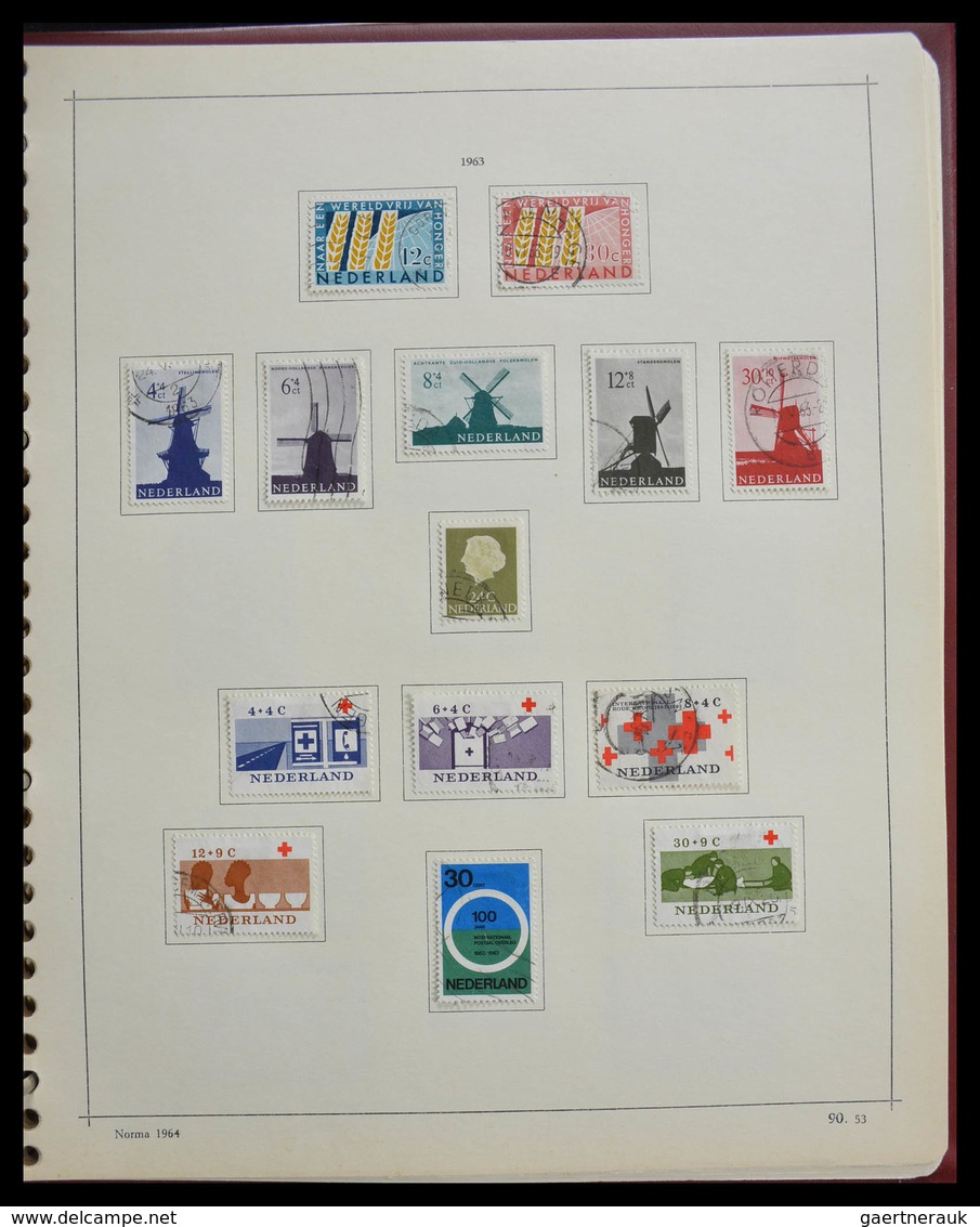 Niederlande: 1852-1980: In the mainnumbers complete, MNH, mint hinged and used collection Netherland